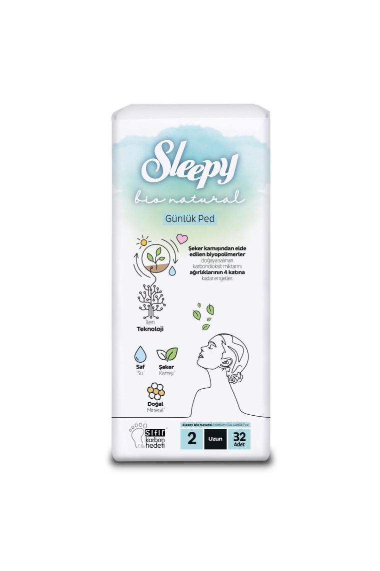 Bio Natural Premium Plus Günlük Ped Uzun 32 Adet Ped
