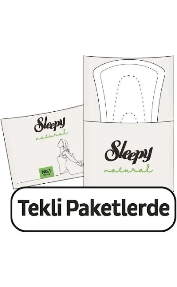Sleepy Natural Ultra Hassas Günlük Ped Uzun 32 Adet Ped