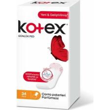Kotex Lightdays İnce Parfümsüz 34'lü Günlük Ped