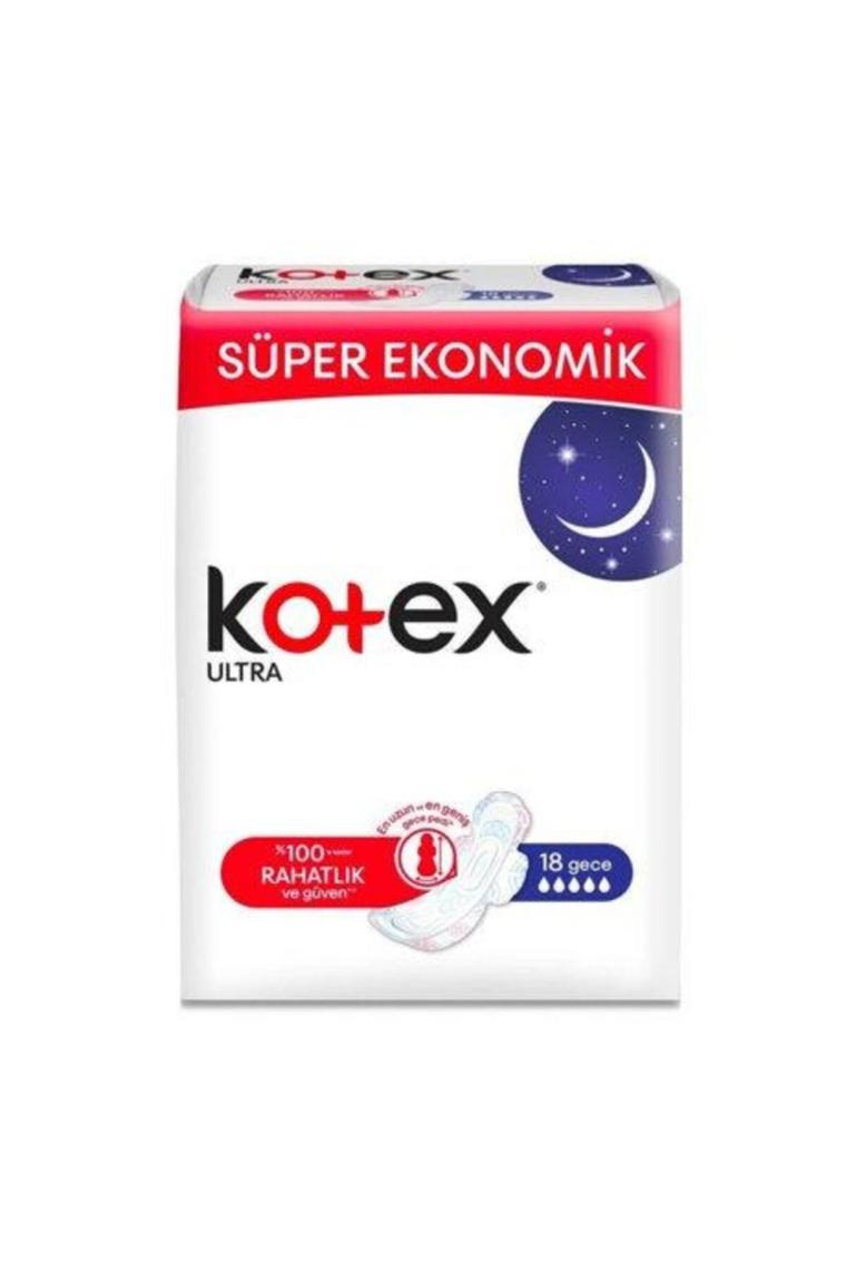 Kotex Ultra Gece Hijyenik Ped 16'lı