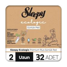 Ecologic premium Plus Günlük Ped Uzun 32 Adet Ped