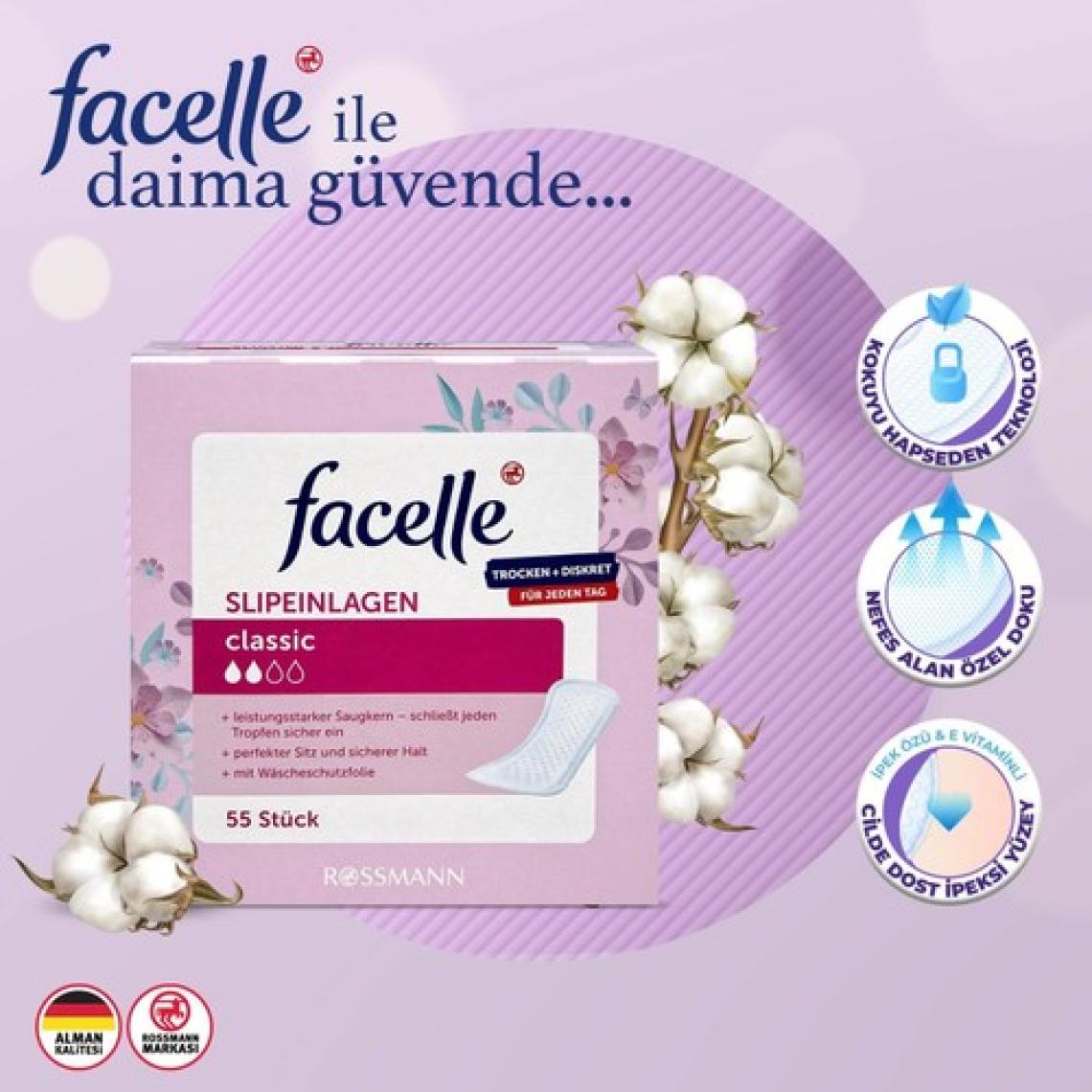Facelle Günlük Ped Klasik 55 Adet