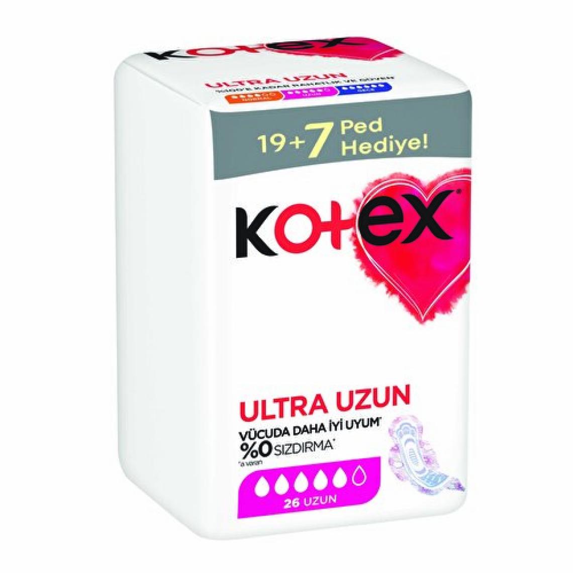 Kotex Ultra Uzun Hijyenik Ped 26'lı