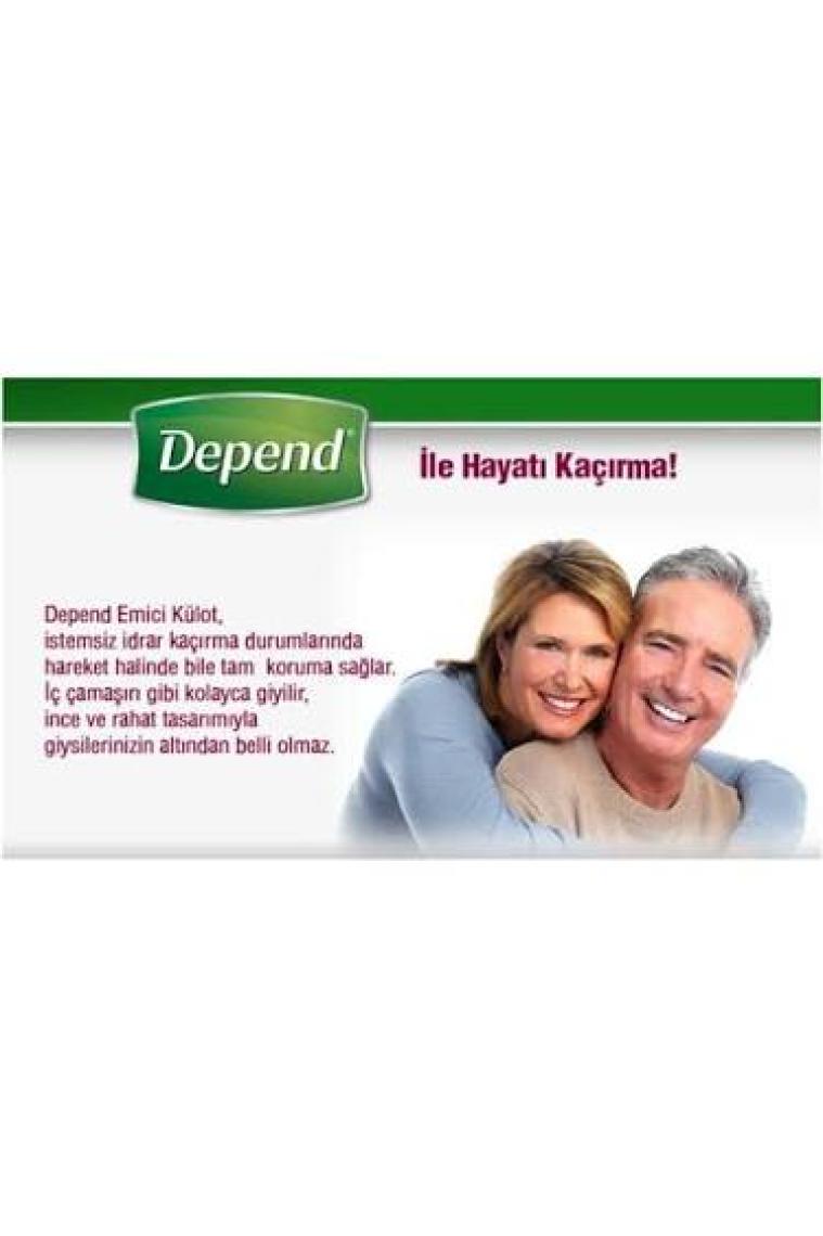 Depend Mesane Pedi Kadın Ekstra 10'lu 8 Adet