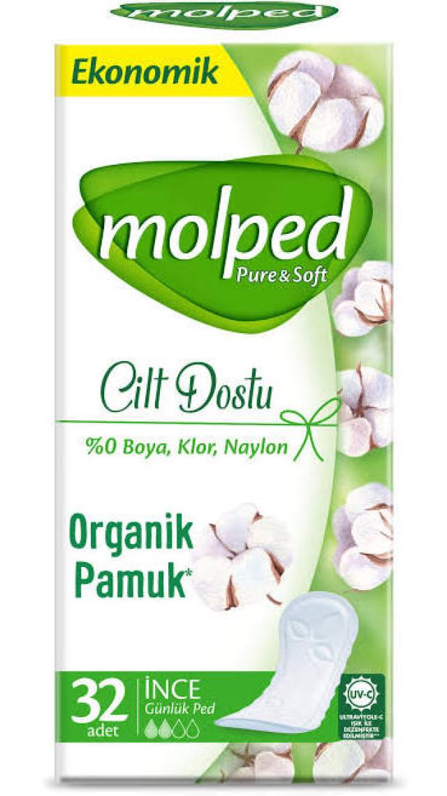 Molped Pure Soft Ince Günlük Ped 32'li