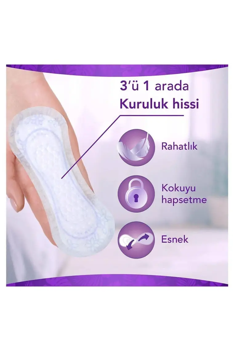 Orkid Günlük Ped Uzun Extra Koruma 104'LÜ Dev Ekonomi