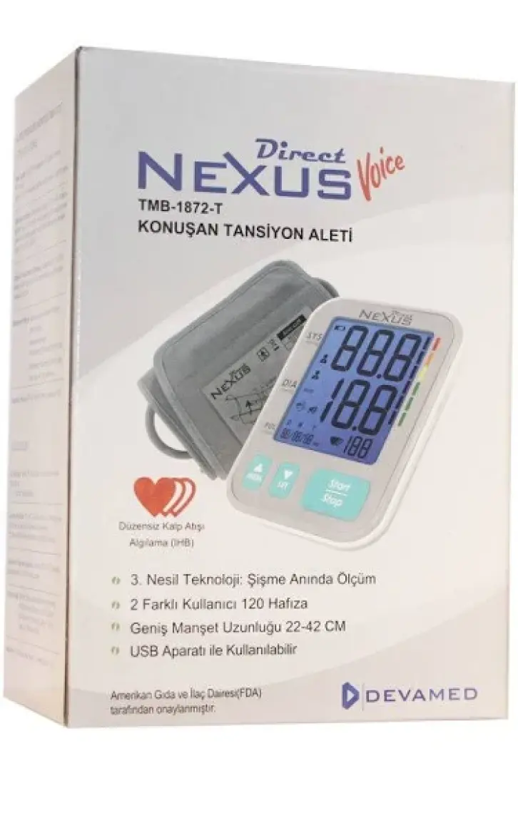 Direct Nexus Voice Konuşan Otomatik Tansiyon Aleti - Tmb 1872-T
