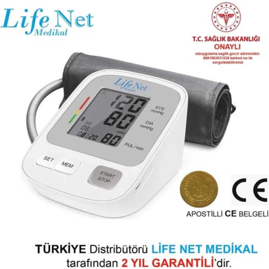 Life Net Medikal Tansiyon Aleti Kol Tipi Dijital Wbp108
