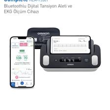 Complete Akıllı Tansiyon Aleti EKG Bir Arada Evde Hipertansiyon Takip ve Taraması HEM-7530T-E