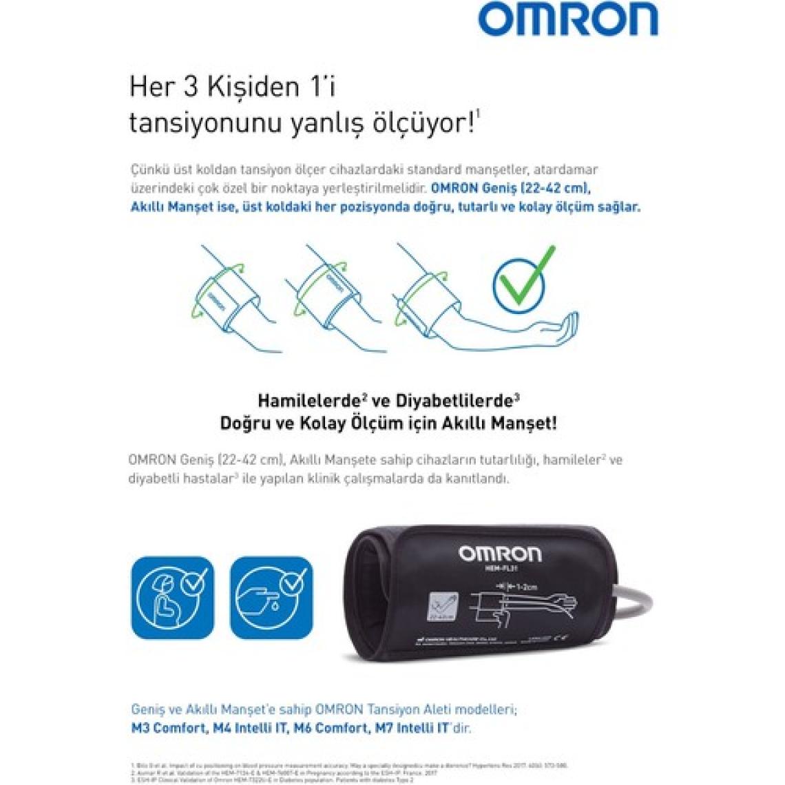 M1 Basic Üst Koldan Ölçer Dijital Tansiyon Aleti Hem-7121j-af