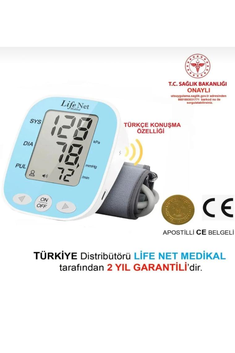 KF-65A Üst Koldan Ölçer Dijital Tansiyon Aleti Nabız Ölçer USB Girişli (YENİ MODEL)