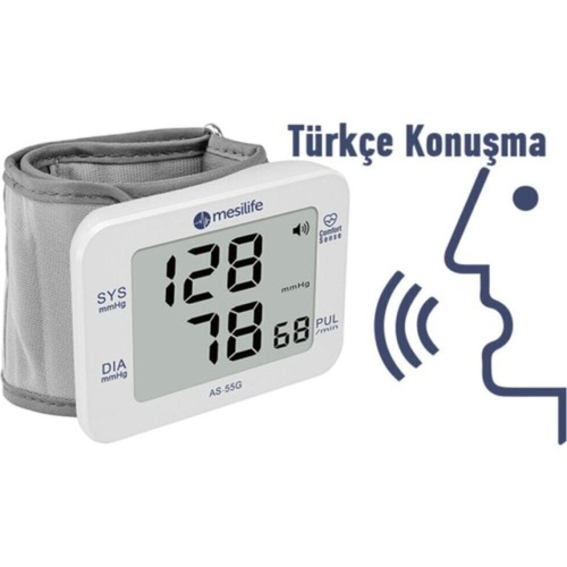 Mesilife Konuşan Otomatik Bilekten Ölçer Dijital Tansiyon Aleti