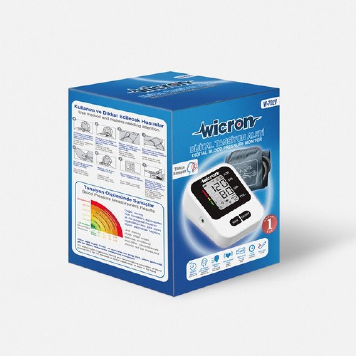 Wicron Life Türkçe Konuşan Koldan Ölçer Tam Otomatik Dijital Tansiyon Aleti