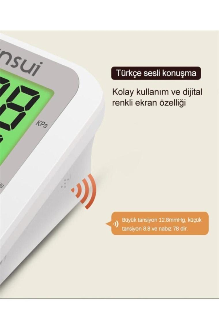 Türkçe Konuşan Koldan Ölçer Dijital Tansiyon Cihazı