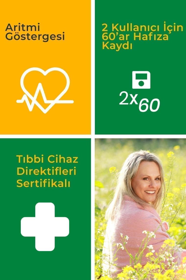 Geniş Ekranlı Hafızalı Üst Koldan Ölçer Tansiyon Aleti Med 48672