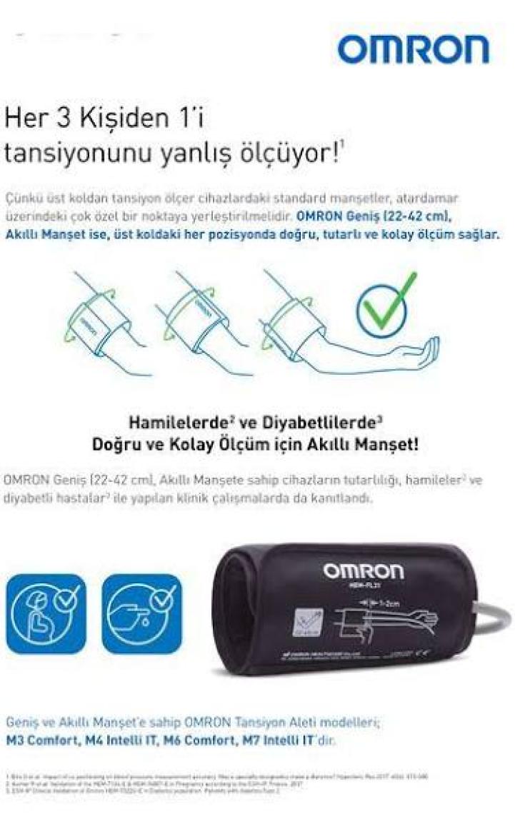 Omron M2 Basic HEM-7121J-E Üst Koldan Ölçer Dijital Tansiyon Aleti