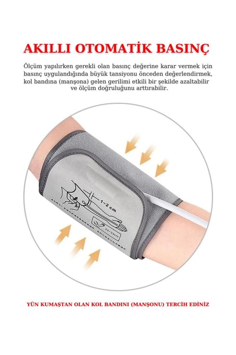 Koldan Ölçer Hafızalı Dijital Tansiyon Aleti