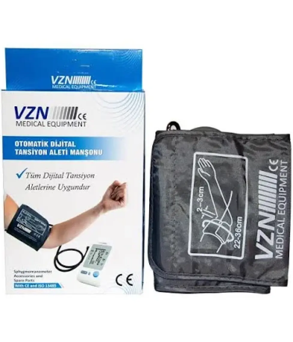 Vzn Otomati̇k Di̇ji̇tal Tansi̇yon Aleti̇ Manşonu 22-36 cm