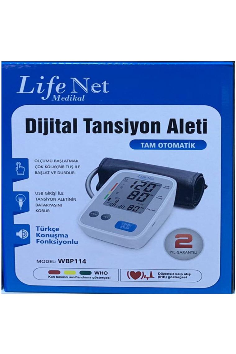 Türkçe Konuşan Üst Koldan Dijital Tansiyon Aleti Wbp114