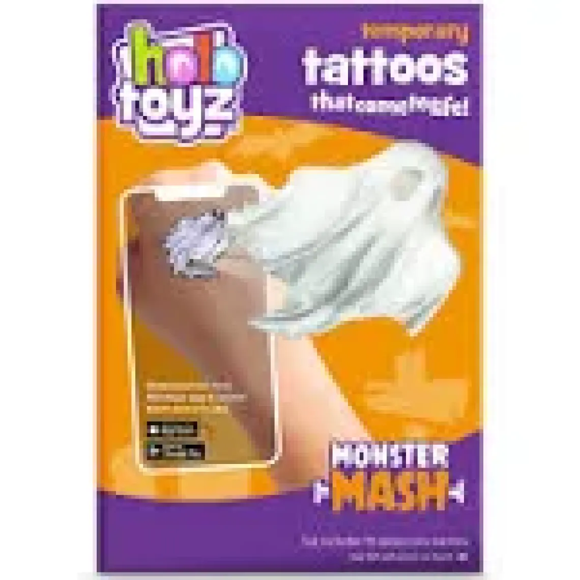 Junoo HoloToyz Tattoo Monster Mash AR Uyumlu Geçici Dövme