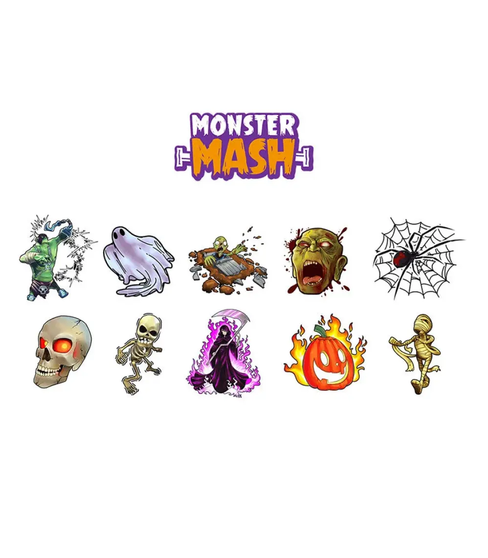 Junoo HoloToyz Tattoo Monster Mash AR Uyumlu Geçici Dövme