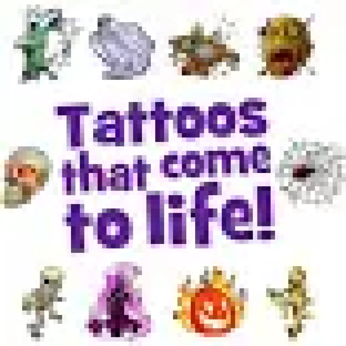 Junoo HoloToyz Tattoo Monster Mash AR Uyumlu Geçici Dövme