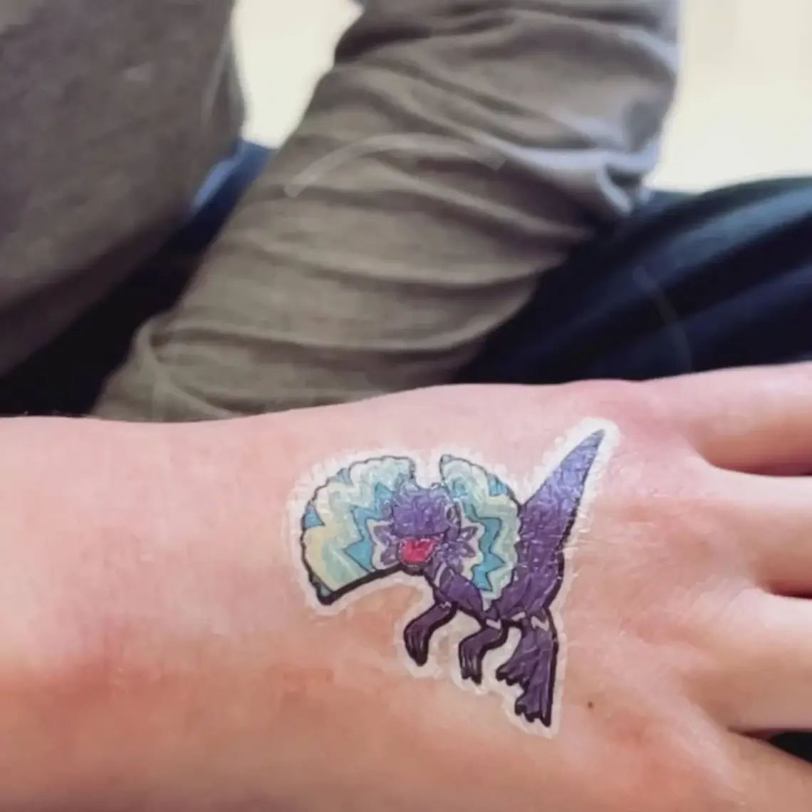 Junoo HoloToyz Tattoo Jurassic Dinos ARUyumlu Geçici Dövme