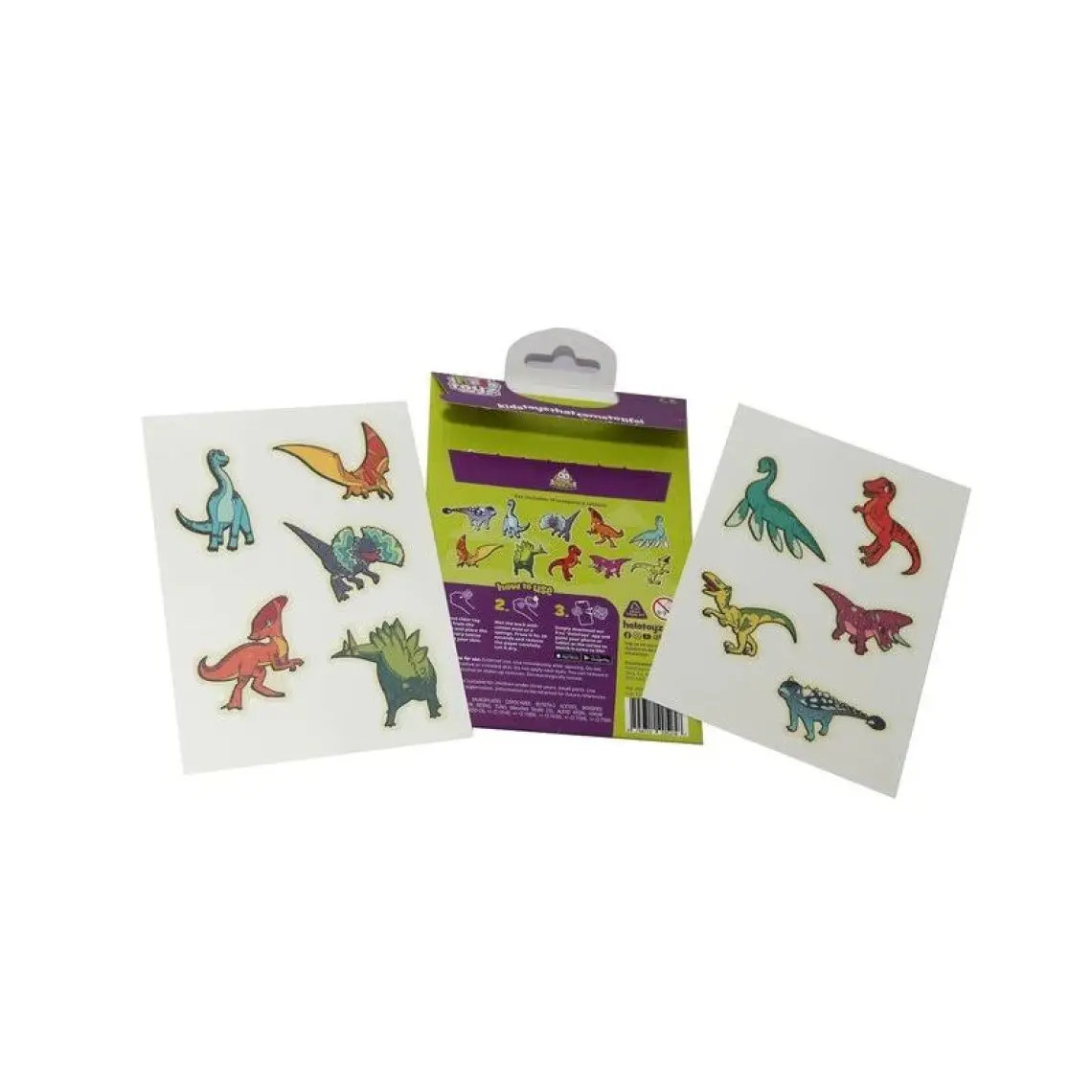 Junoo HoloToyz Tattoo Jurassic Dinos ARUyumlu Geçici Dövme