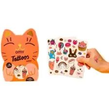 Omy Tattoo Çocuk Geçici Dövme - Kawaii (50 Adet)