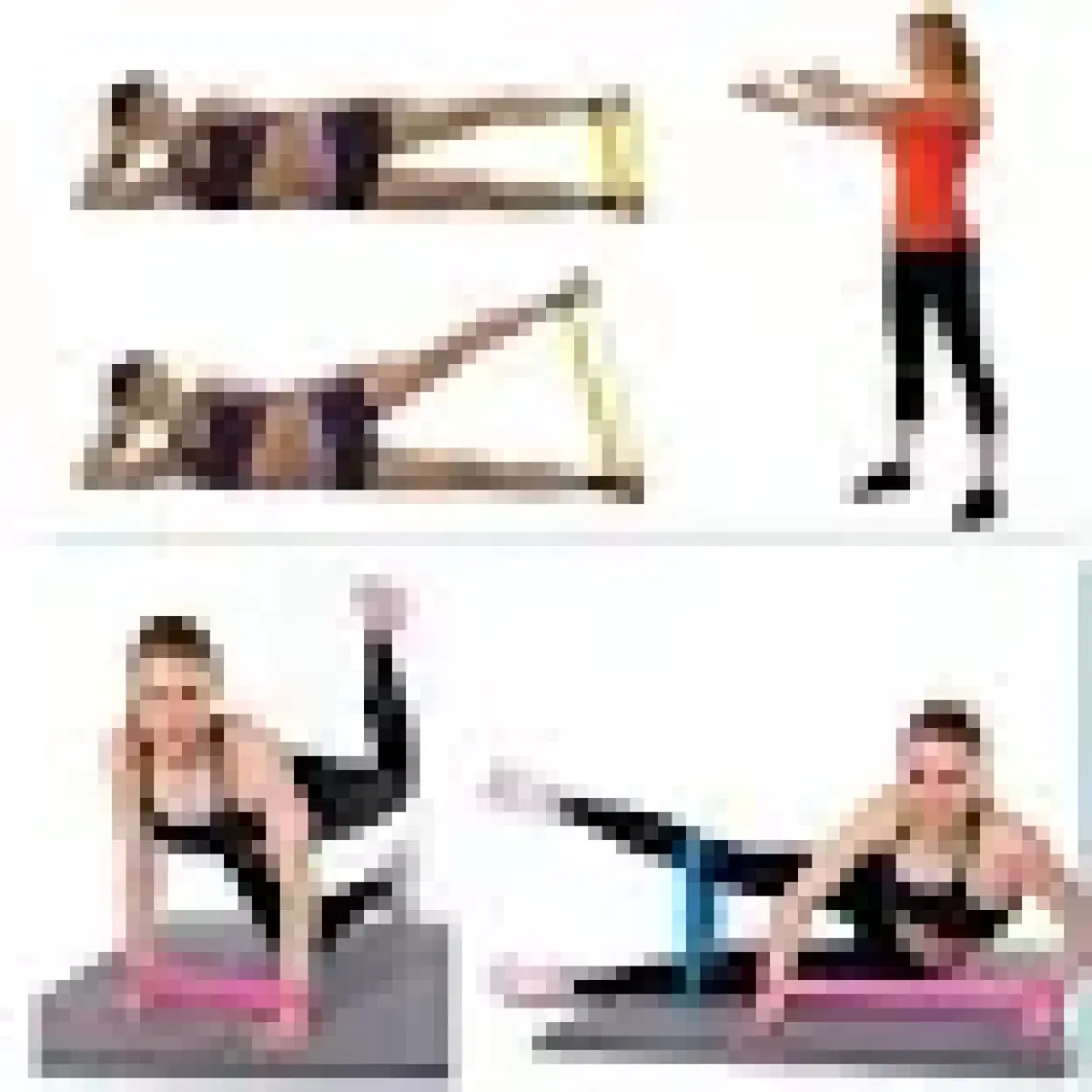 Delta Latex Orta Sert Aerobik Pilates Direnç Egzersiz Bandı Squat Çalışma Lastiği (Uç Kısmı Kapalı)