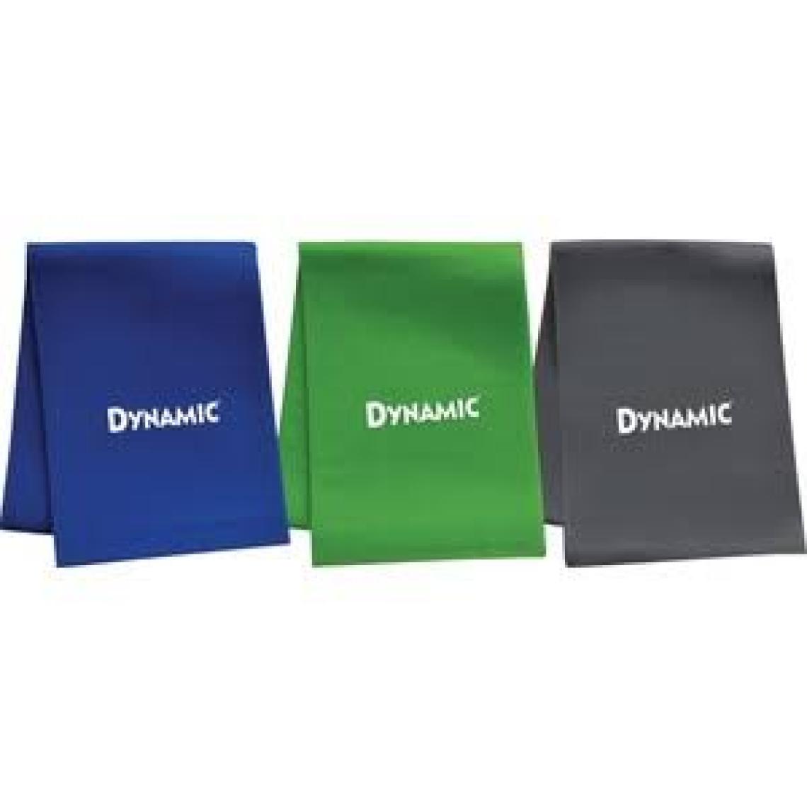 Dynamic 3’lü (Yüksek-Orta-Düşük Direnç) Pilates Bant Seti