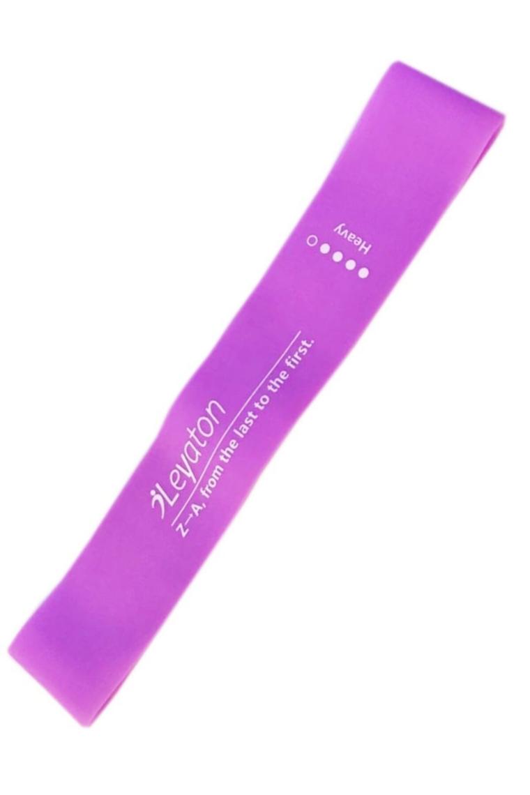 Leyaton Latex Aerobik Band Orta Sert Direnç Lavanta Renk LAB400