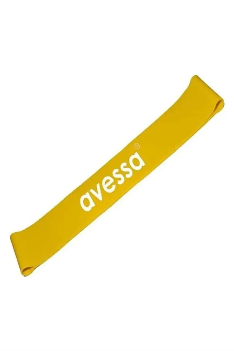 Avessa Latex Aerobik Band Hafif Direnç Sarı LAB100-5 cm
