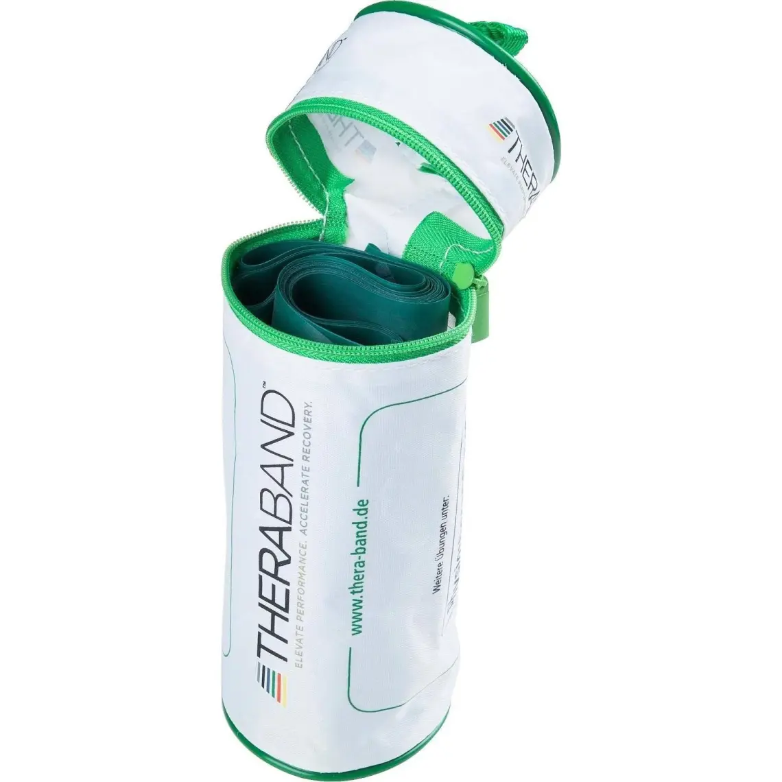 Thera-Band 12194 Çantalı Egzersiz Bandı 2.5 Metre Sert Yeşil