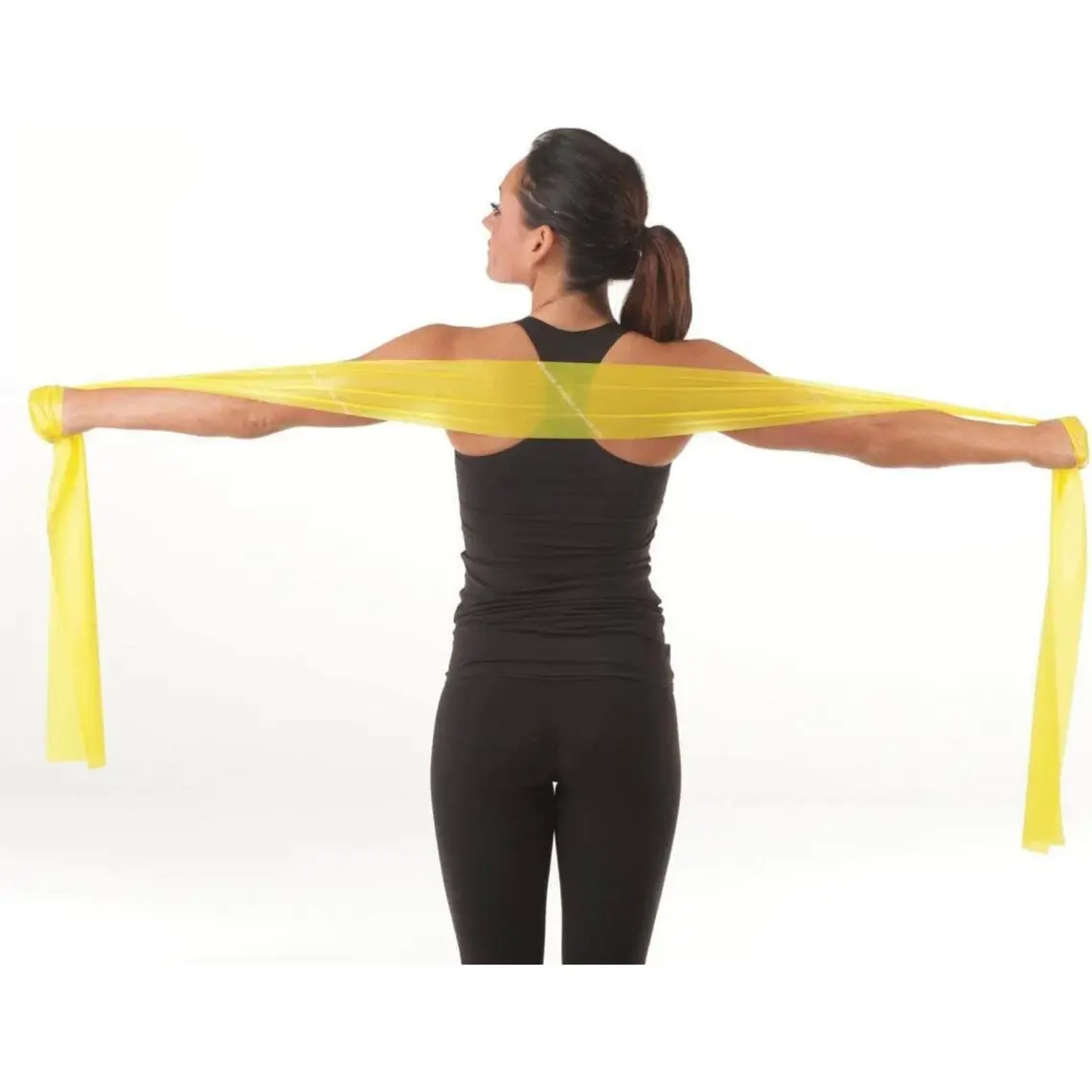 Thera-Band 12194 Çantalı Egzersiz Bandı 2.5 Metre Sert Yeşil