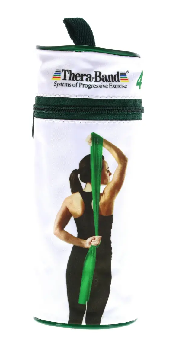 Thera-Band 12194 Çantalı Egzersiz Bandı 2.5 Metre Sert Yeşil