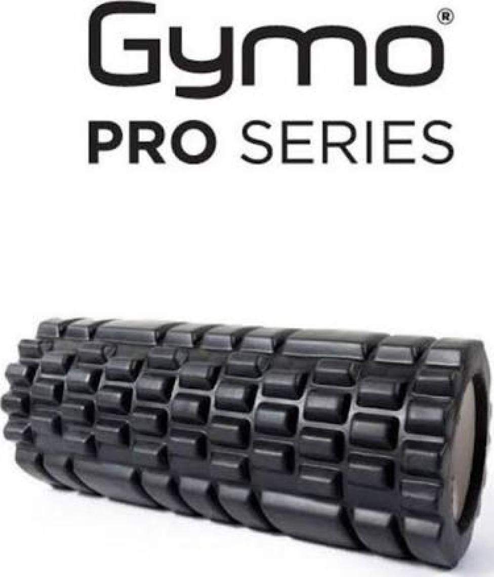 Gymo Pro Series Foam Roller Pilates Masaj Rulosu Siyah