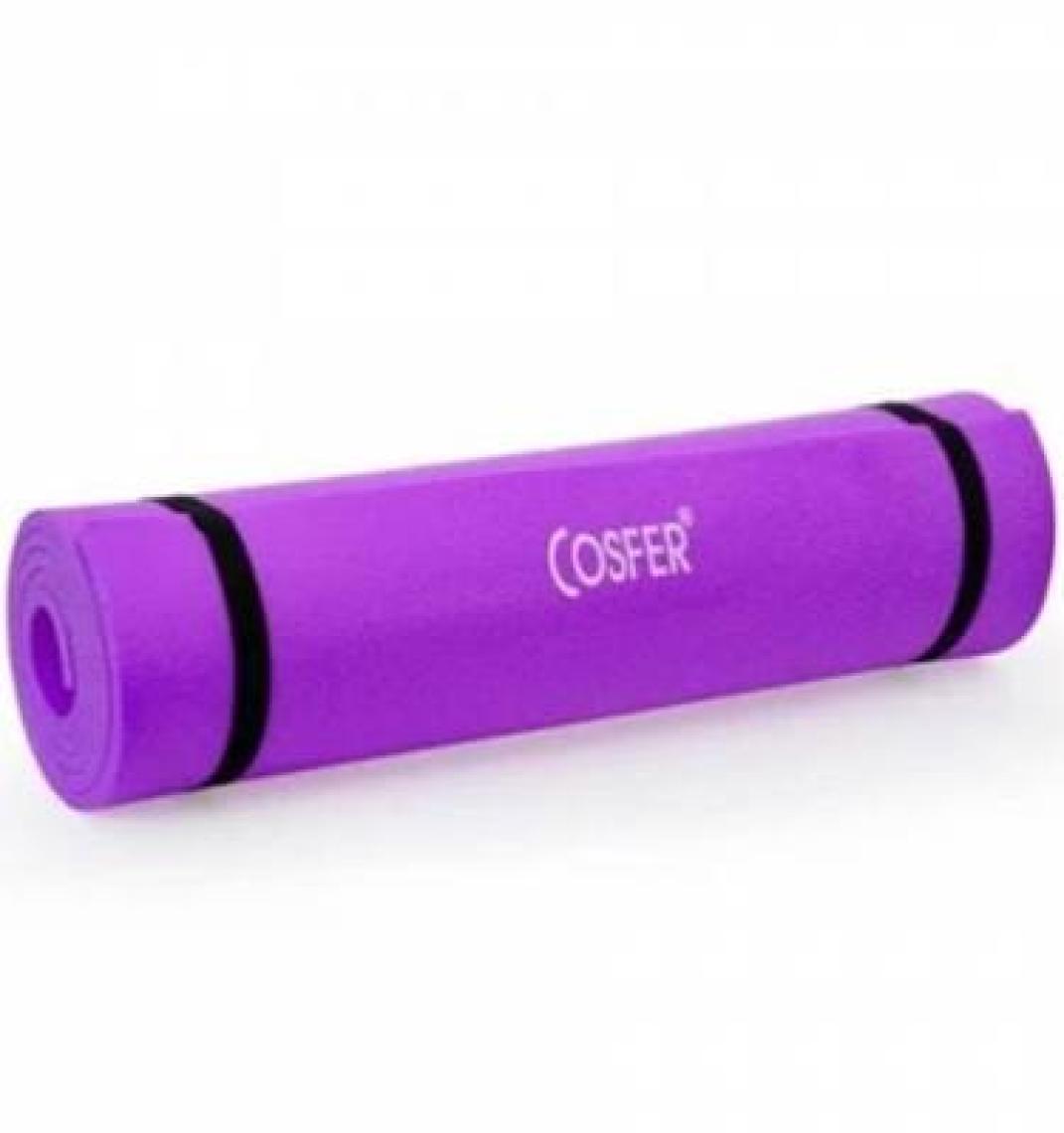Cosfer CSF-15MM-MR Pilates Matı 15 mm. Silikon - Mor