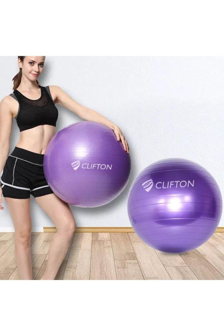 Mrt Pilates Topu 65 cm Mor + Pompa