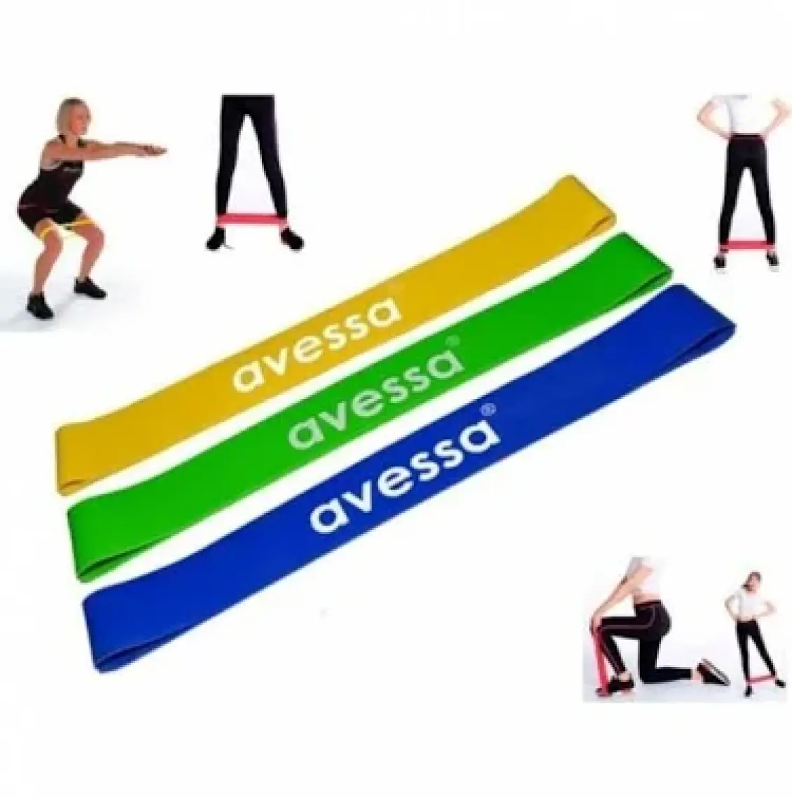 Avessa Latex Aerobik Band 1 Mm İnce Sarı