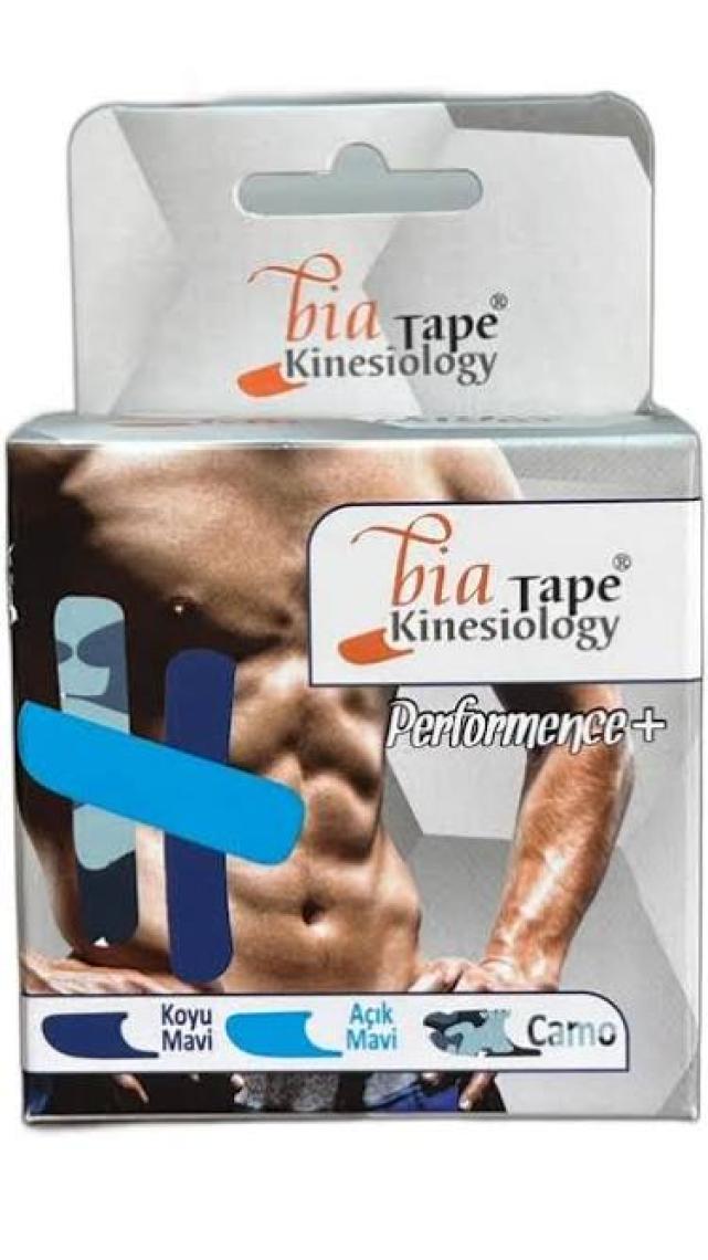 Bia Tape Kinesio Sporcu Bandı 5 cm x 5 M Mavi