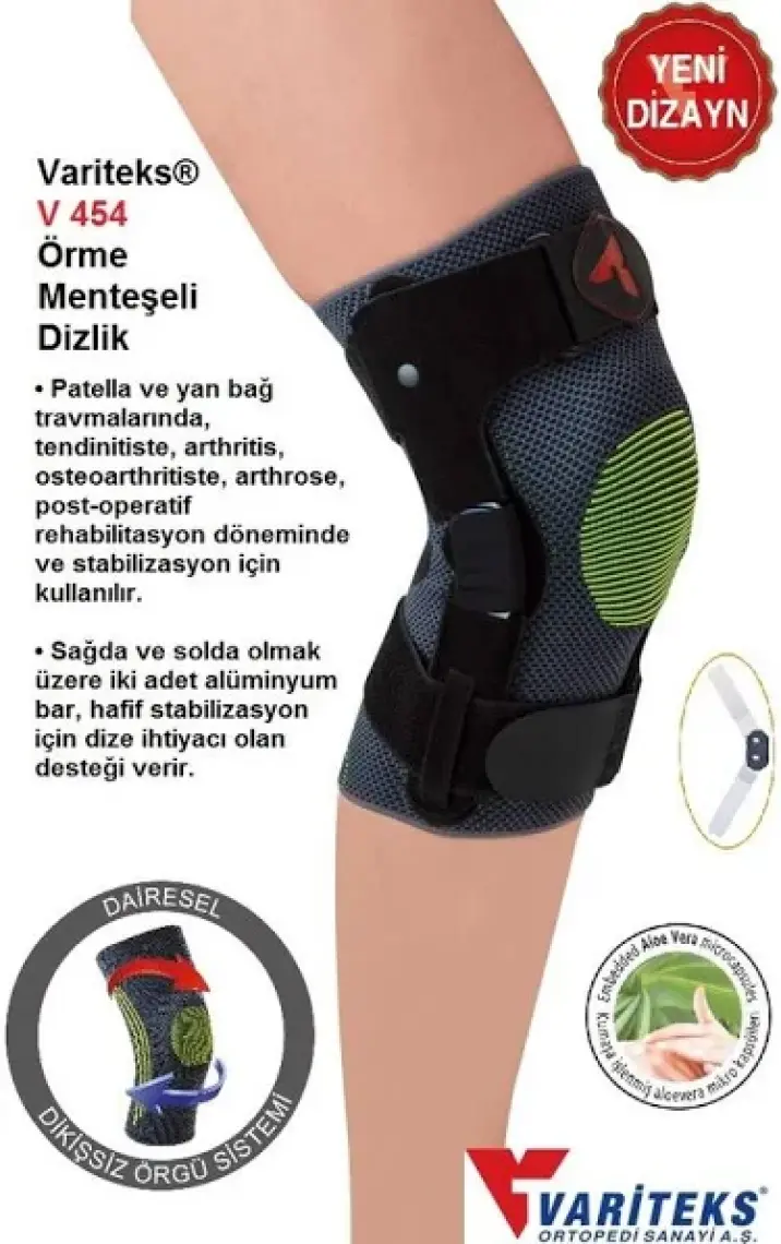 Variteks® V 454 Örme Menteşeli Dizlik