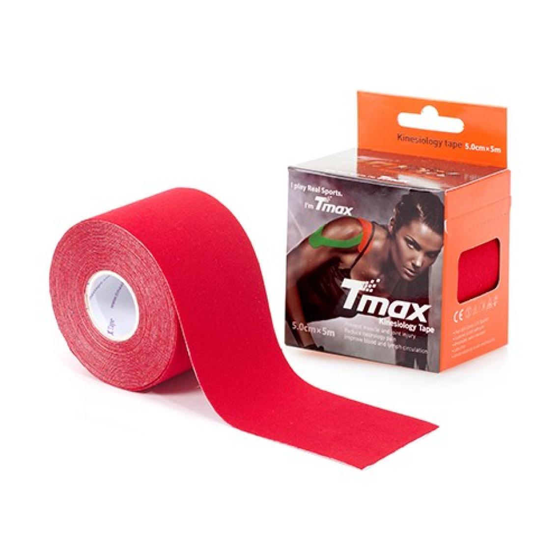 Tmax Kinesi-ology Tape Tex Kinesi-o Band Kırmızı 5cmX5m