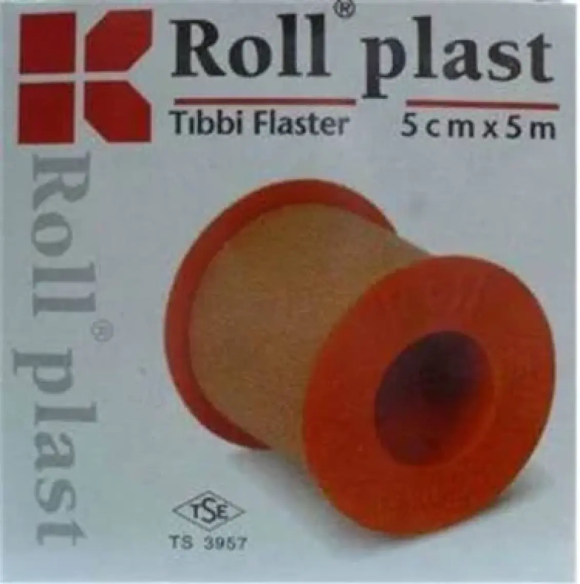 Roll Plast 5X5 M Tıbbi Flaster Çinko Oksitli Kauçuk Yapışkanlı