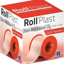 Roll Plast 5X5 M Tıbbi Flaster Çinko Oksitli Kauçuk Yapışkanlı