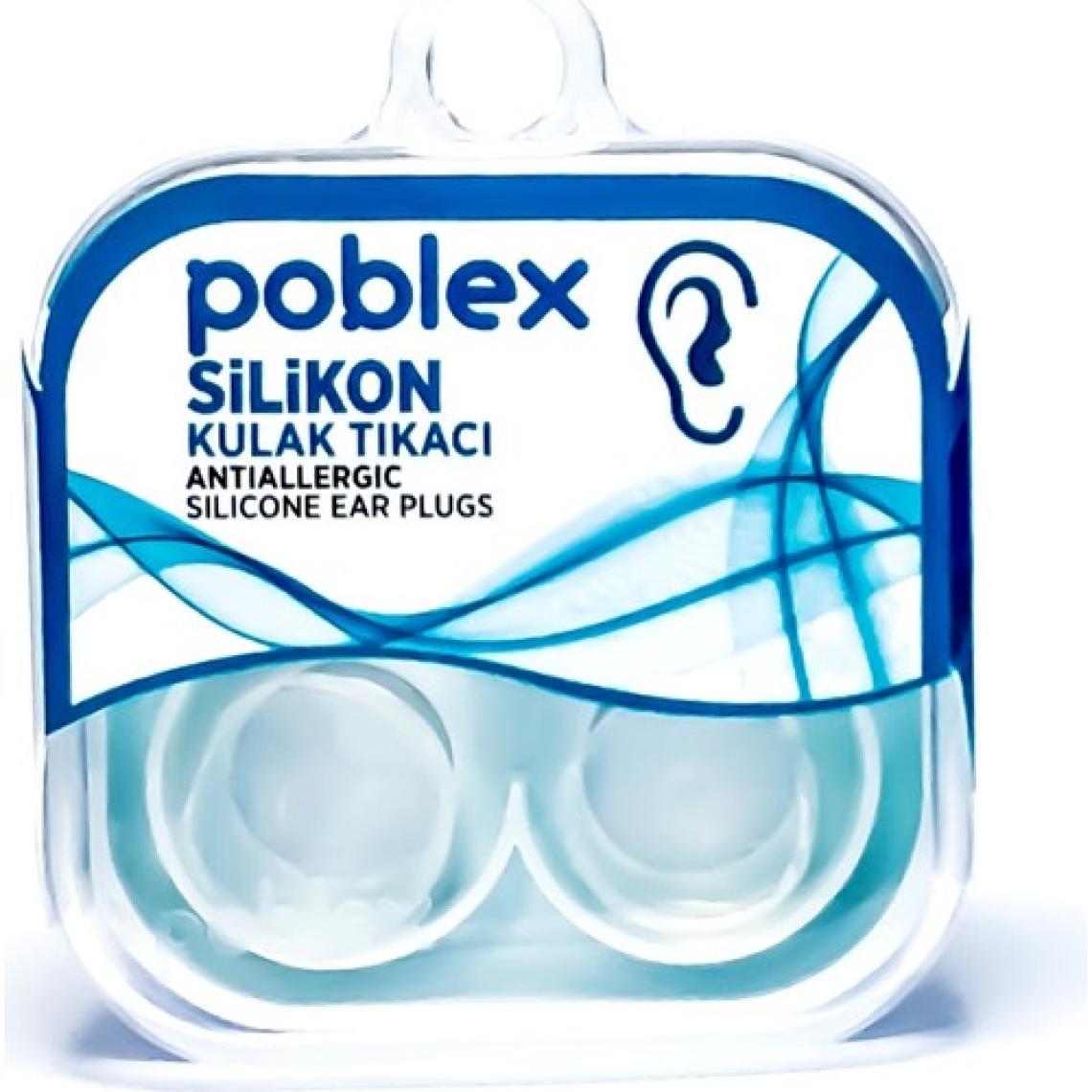 Poblex Antialerjik Silikon 2'li Kulak Tıkacı