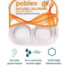 Naturel Balmumu Kulak Tıkacı 1 Çift (2 ADET) Kutulu