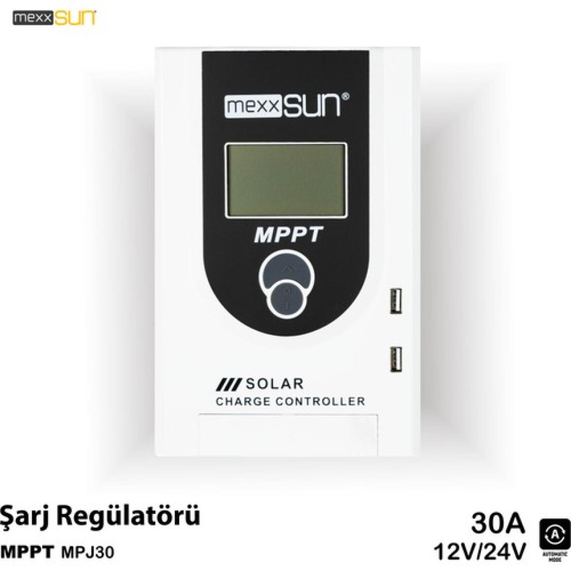 MEXXSUN 30 AMPER MPPT SOLAR ŞARJ REGÜLATÖRÜ DİJİTAL