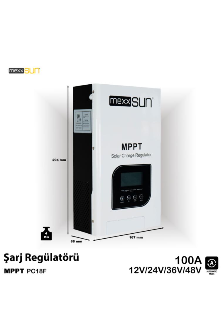 Mexxsun 100A Mppt 12/24/48V Şarj Kontrol Cihazı