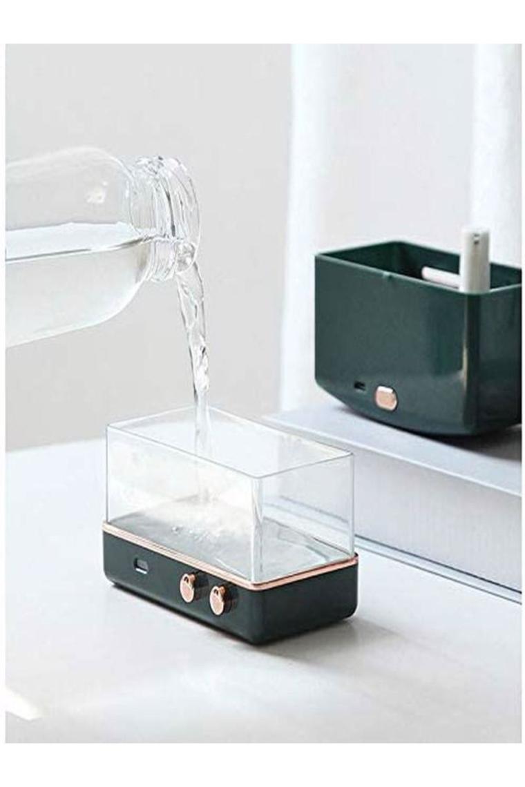 200ml Radyo Görünümlü Mini Hava Nemlendirici Buhar Makinesi Ve Aroma Difüzörü Retro Humidifier